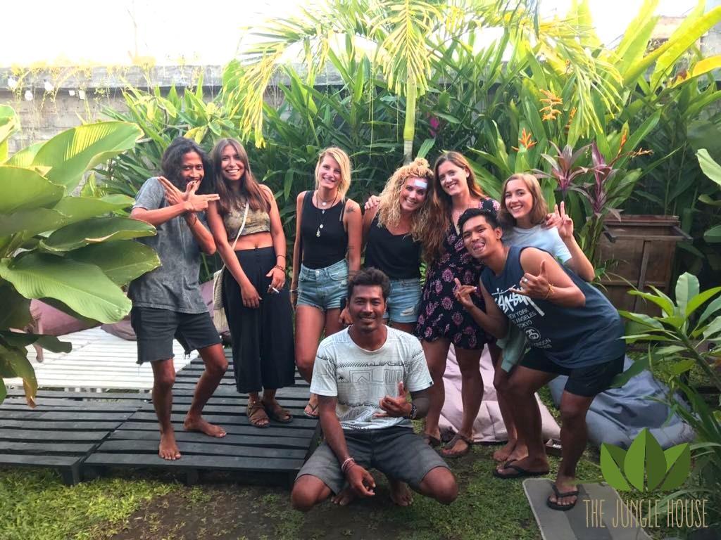 Hostel The Jungle House Canggu Exterior foto